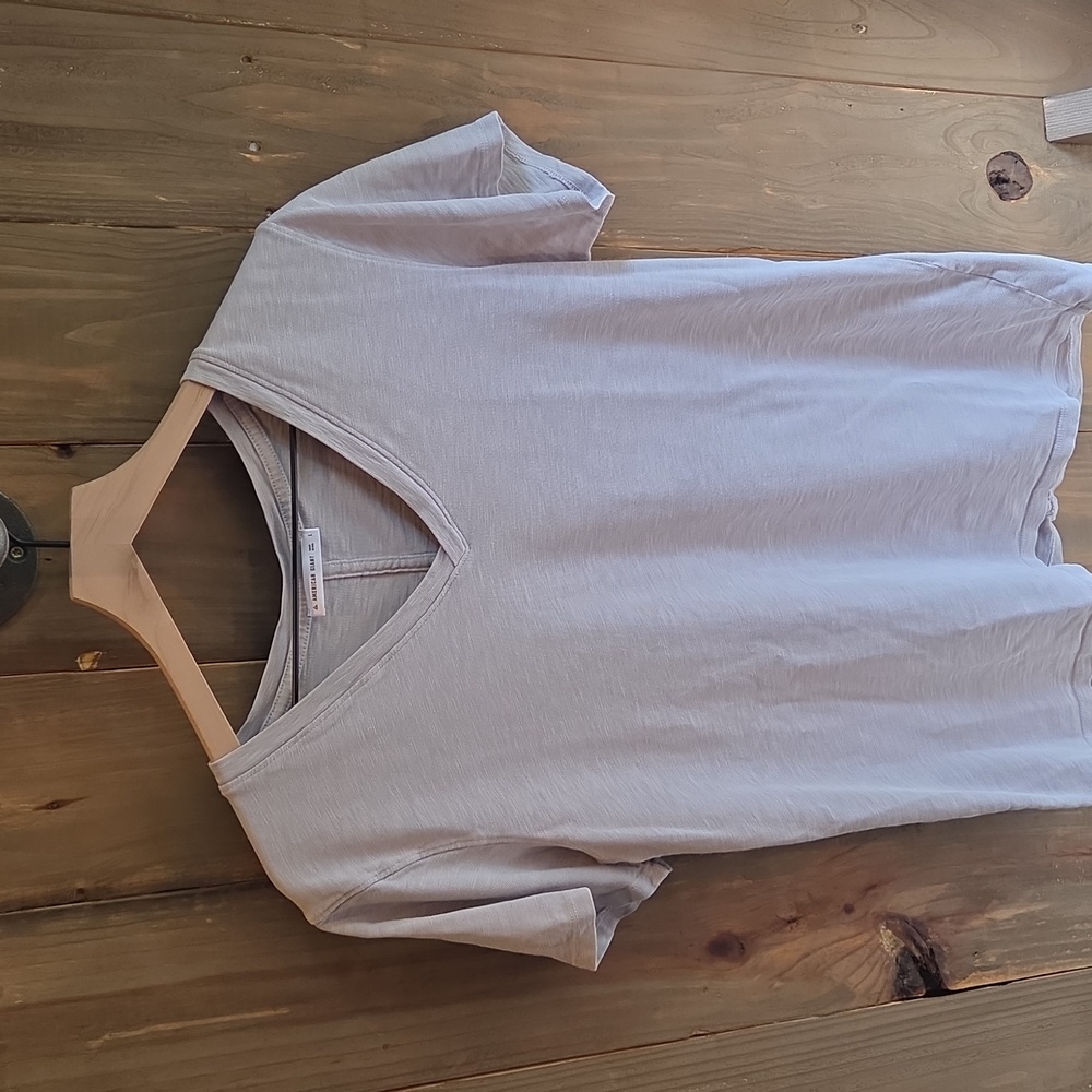 American Giant Light Gray Crew Neck Top - Picture 9 of 9